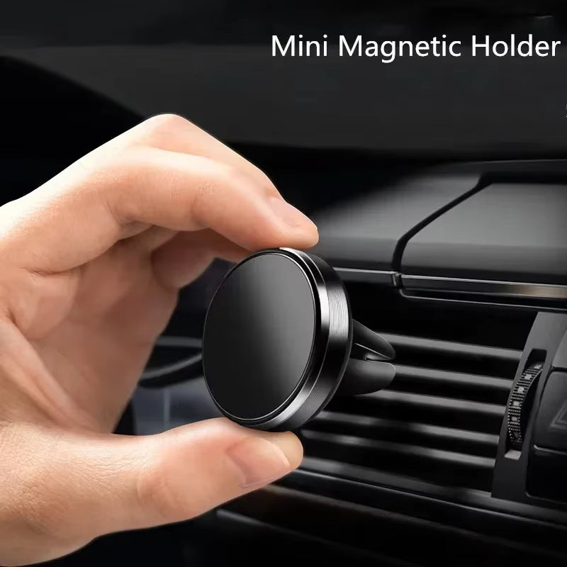 Magnetic Car Phone Holder Air Vent Magnet Smartphone Mobile Stand Cell GPS Support for Iphone 14 13 12 XR Xiaomi Huawei Samsung