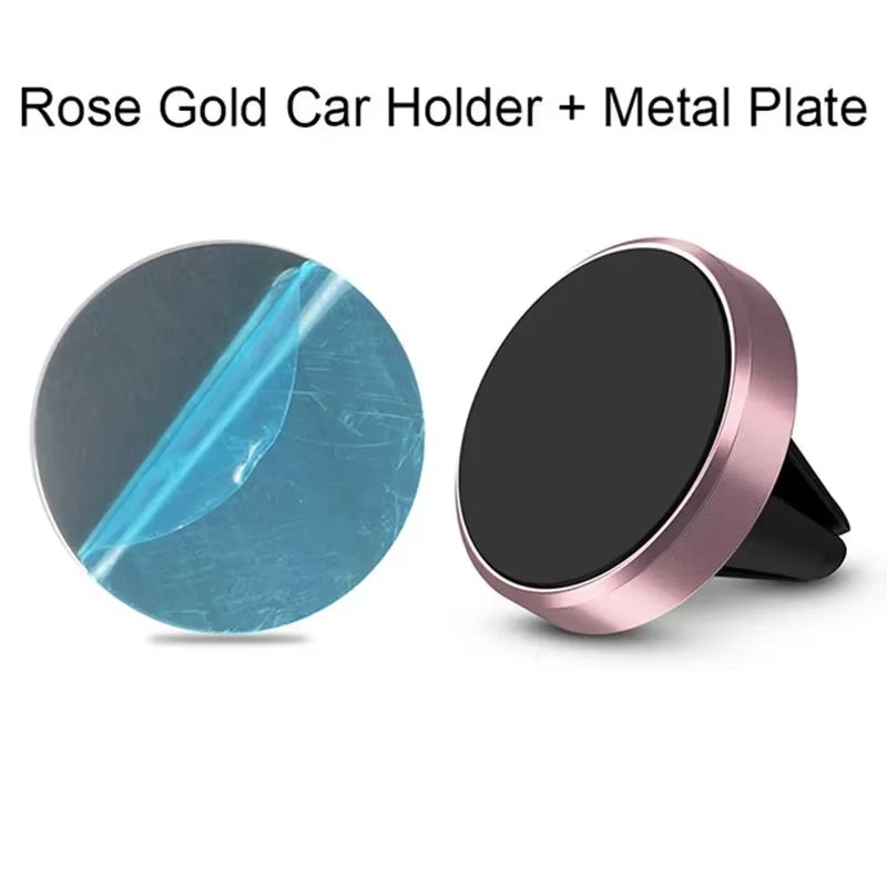 Magnetic Car Phone Holder Air Vent Magnet Smartphone Mobile Stand Cell GPS Support for Iphone 14 13 12 XR Xiaomi Huawei Samsung